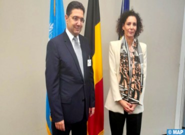 nasser bourita with belgian fm