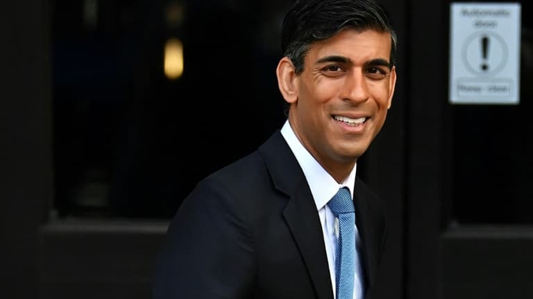 Le ministre britannique des Finances Rishi Sunak a Manchester a l occasion d un congres du parti conservateur le 4 octobre 2021 1235736