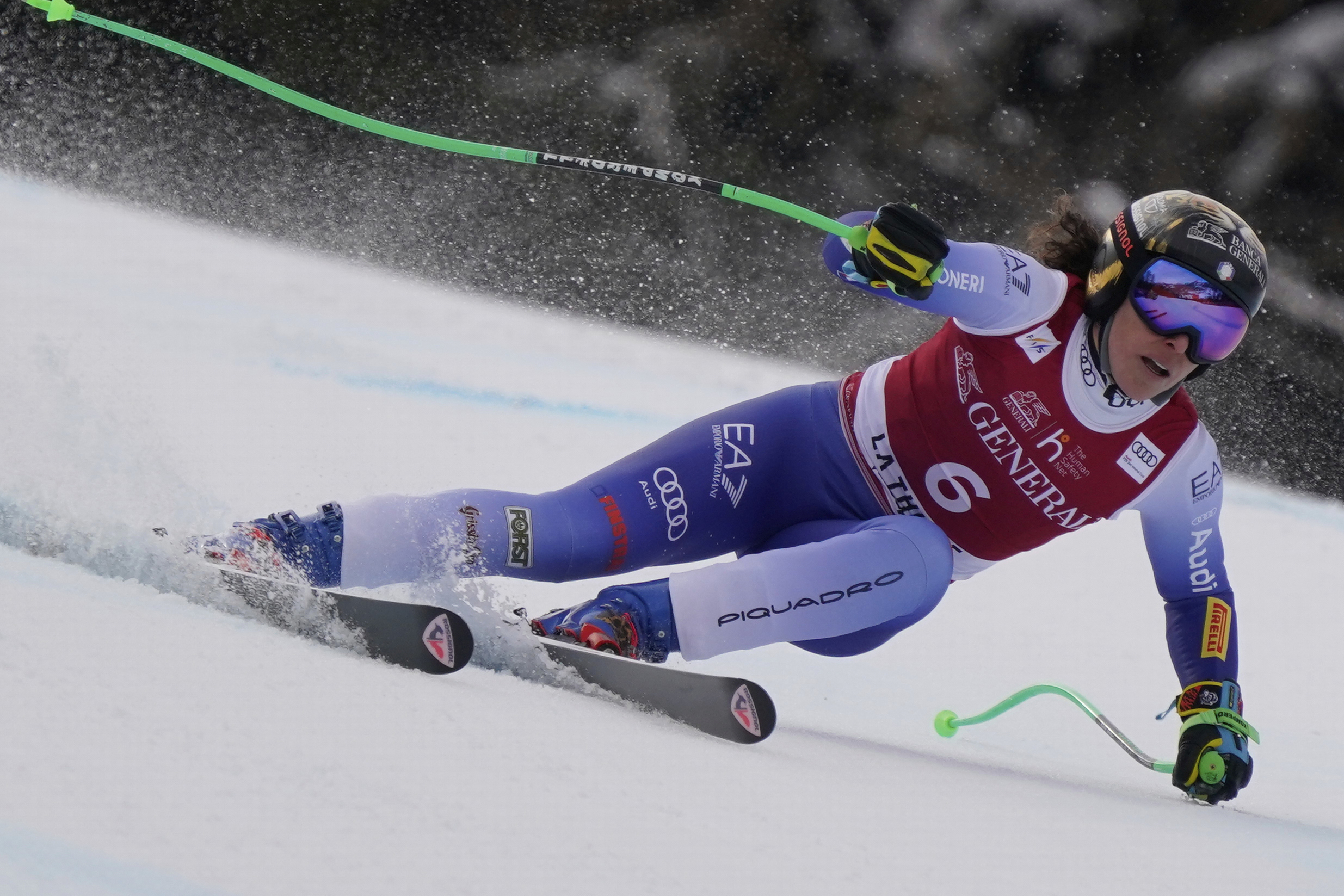 brignone triomphe dans le super g de la thuile deuxieme goggia