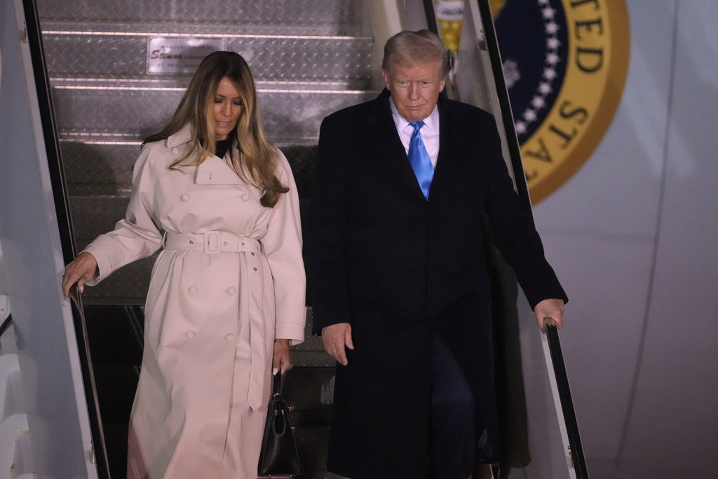 funerailles du pape francois donald trump est a rome