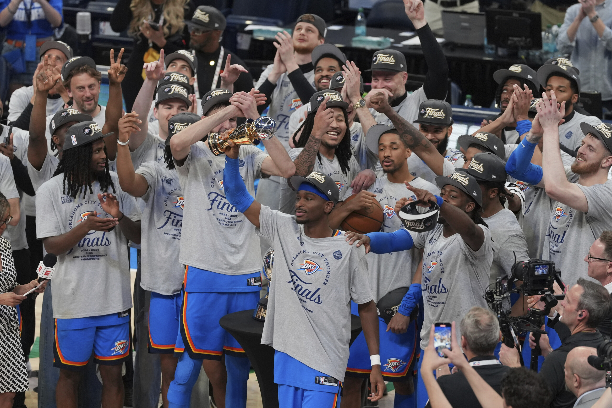 basket playoffs nba les thunder dominent le minnesota et se qualifient pour les finales scaled