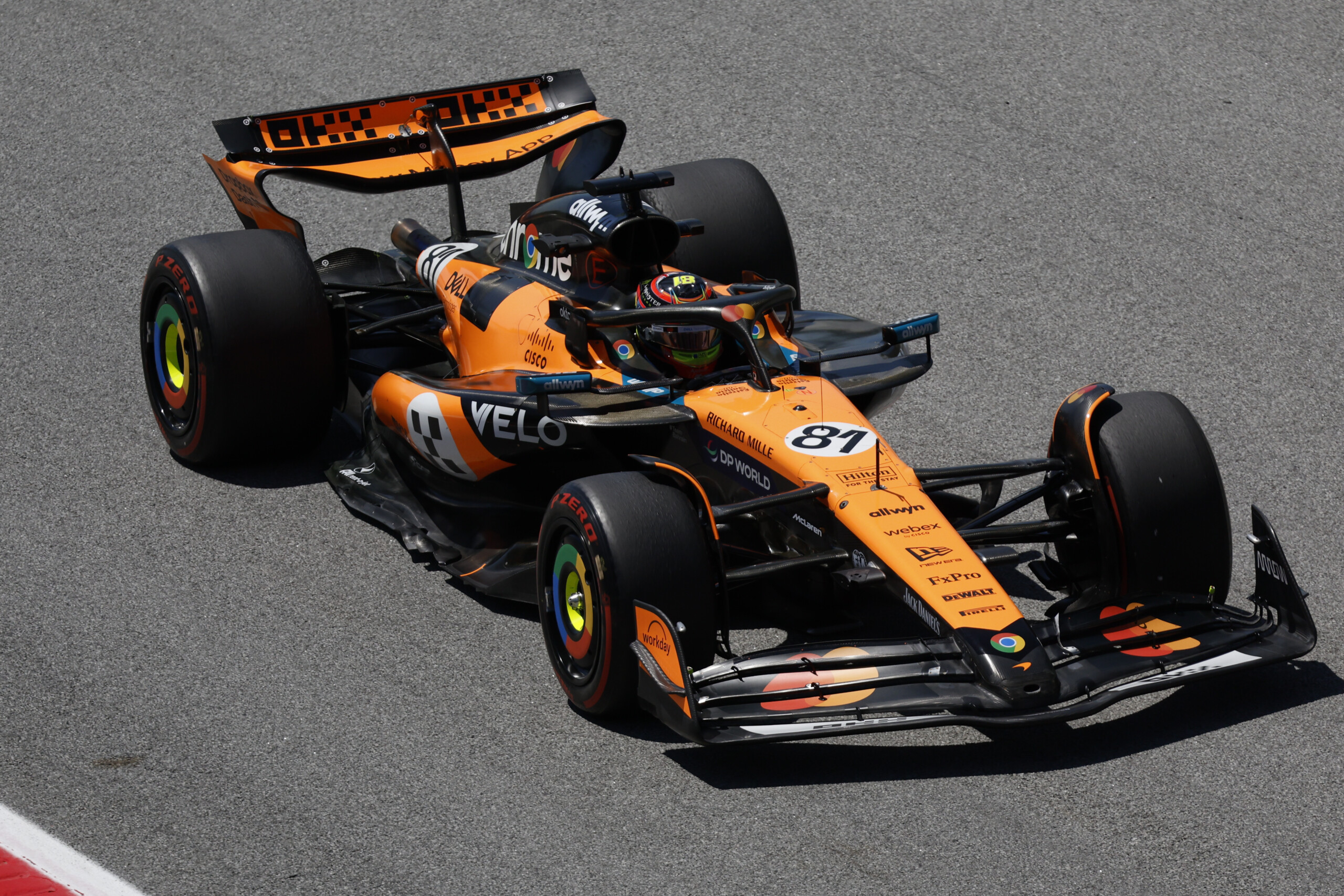 f1 gp despagne piastri le plus rapide aux deuxiemes essais libres leclerc cinquieme scaled