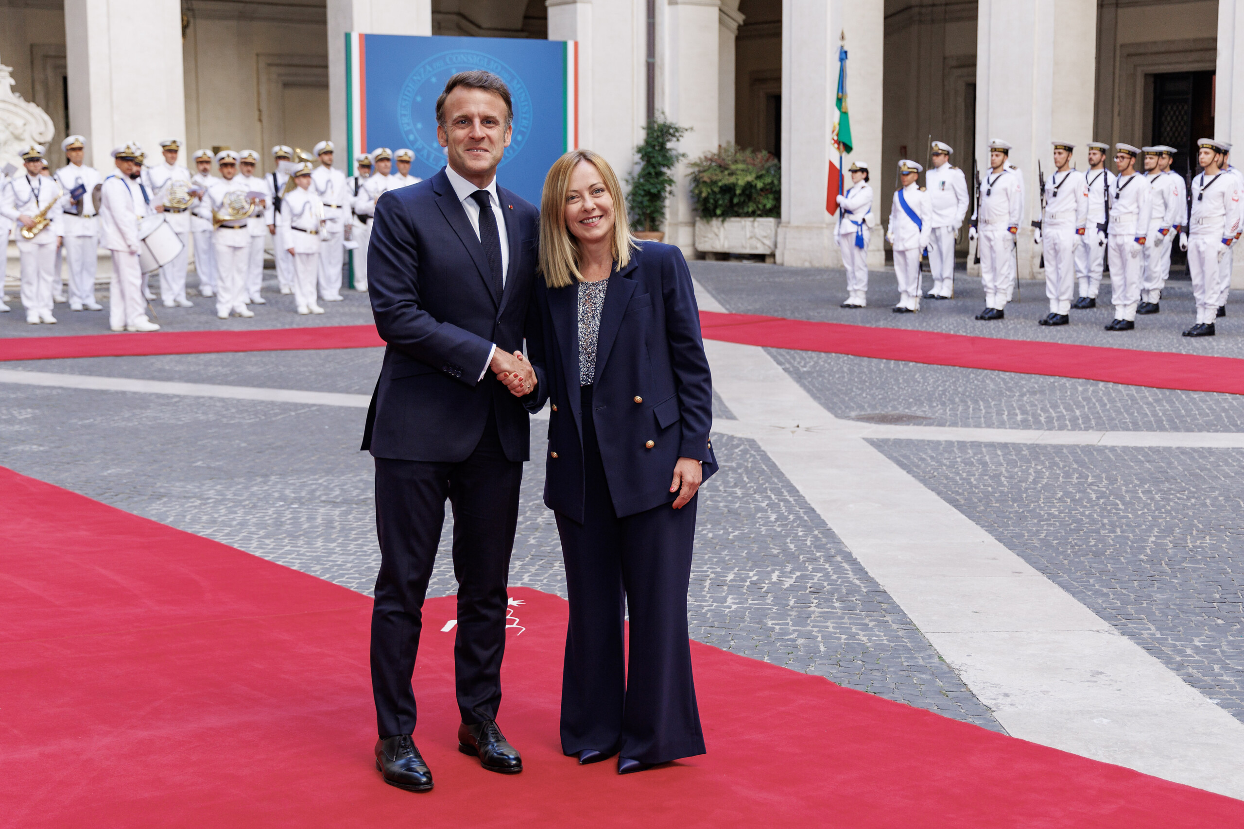 italie france macron merci presidente meloni excellente reunion scaled