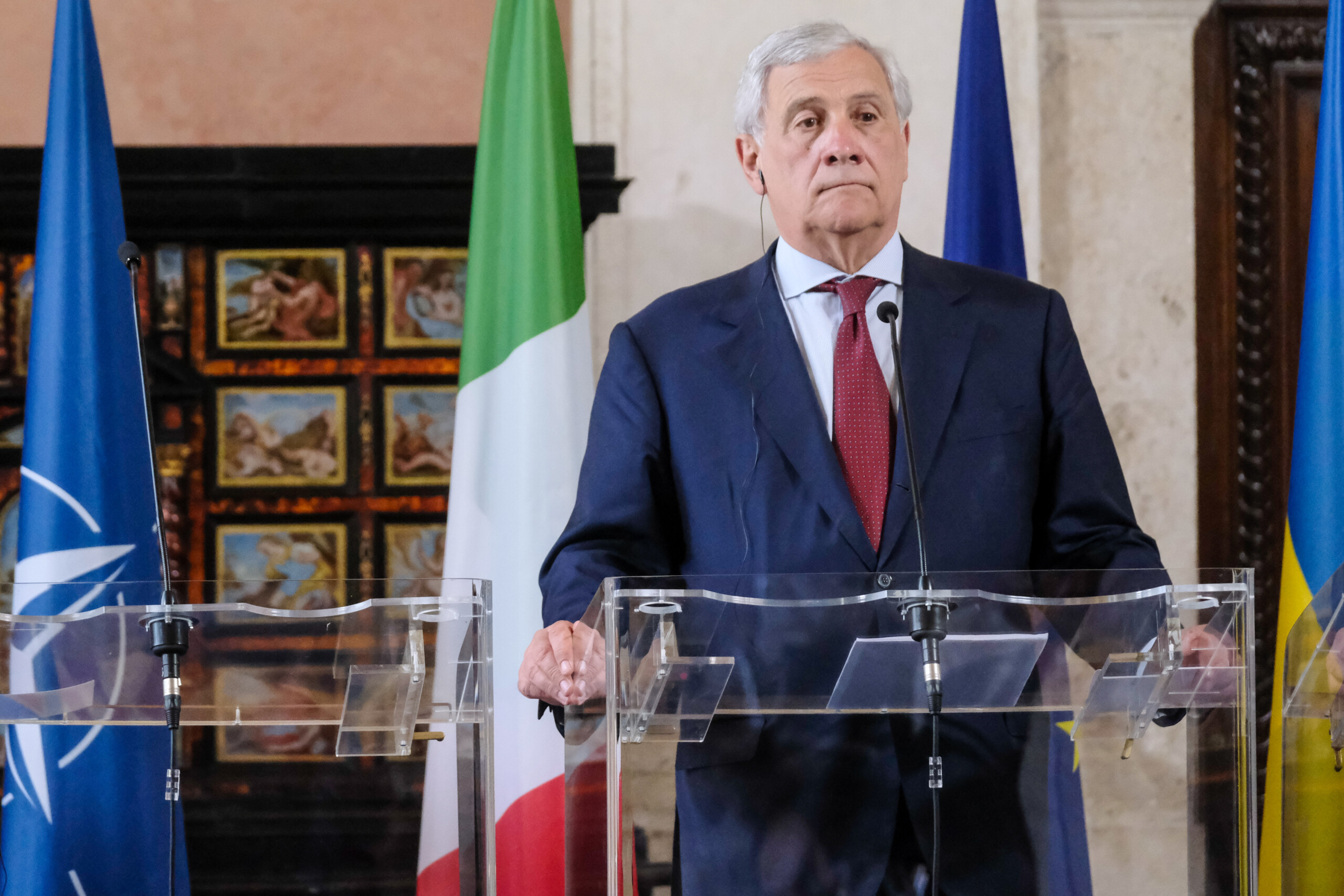 iran tajani sur la question nucleaire il a franchi la ligne rouge et doit etre arrete scaled