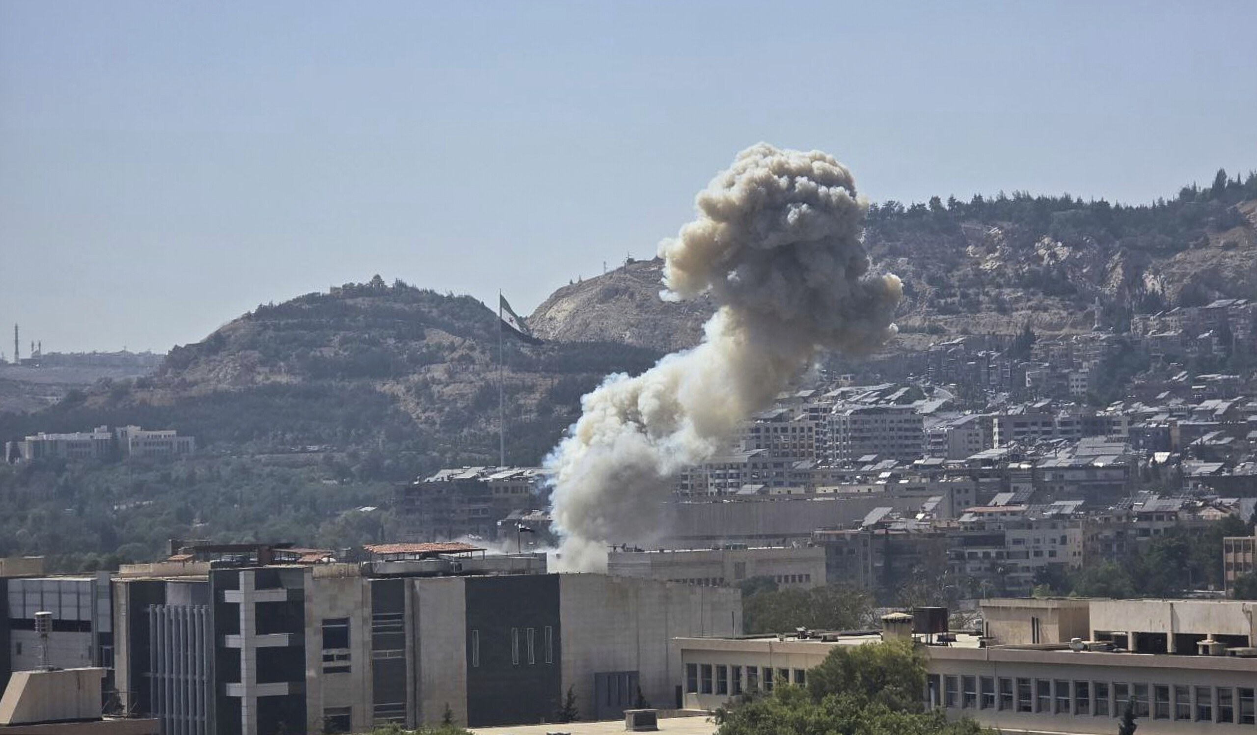 syrie deuxieme raid israelien sur le quartier general de la defense a damas scaled