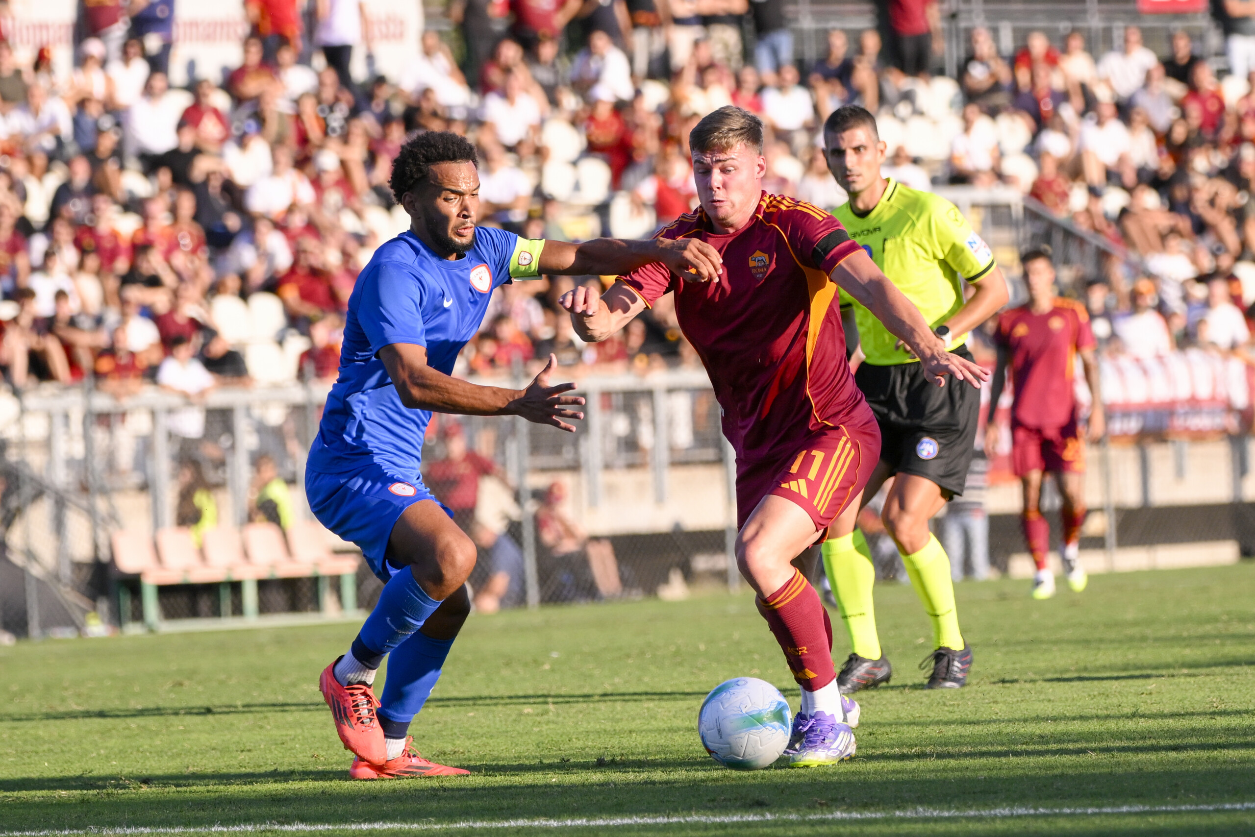 football rome bat cannes 3 0 grace a des buts del shaarawy dovbyk et ferguson scaled