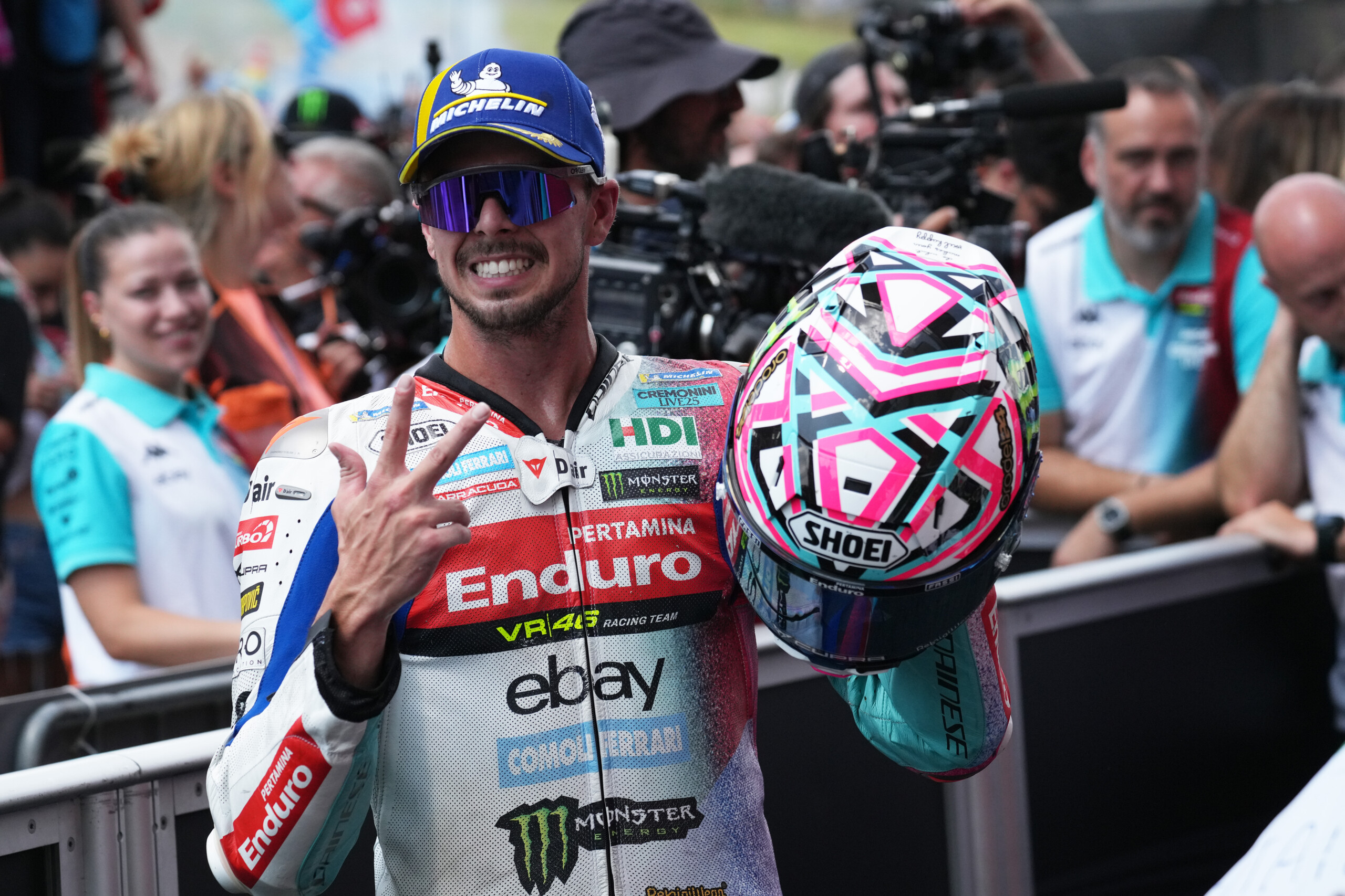 motogp di giannantonio monter sur le podium a deux avec vr46 est tres important scaled
