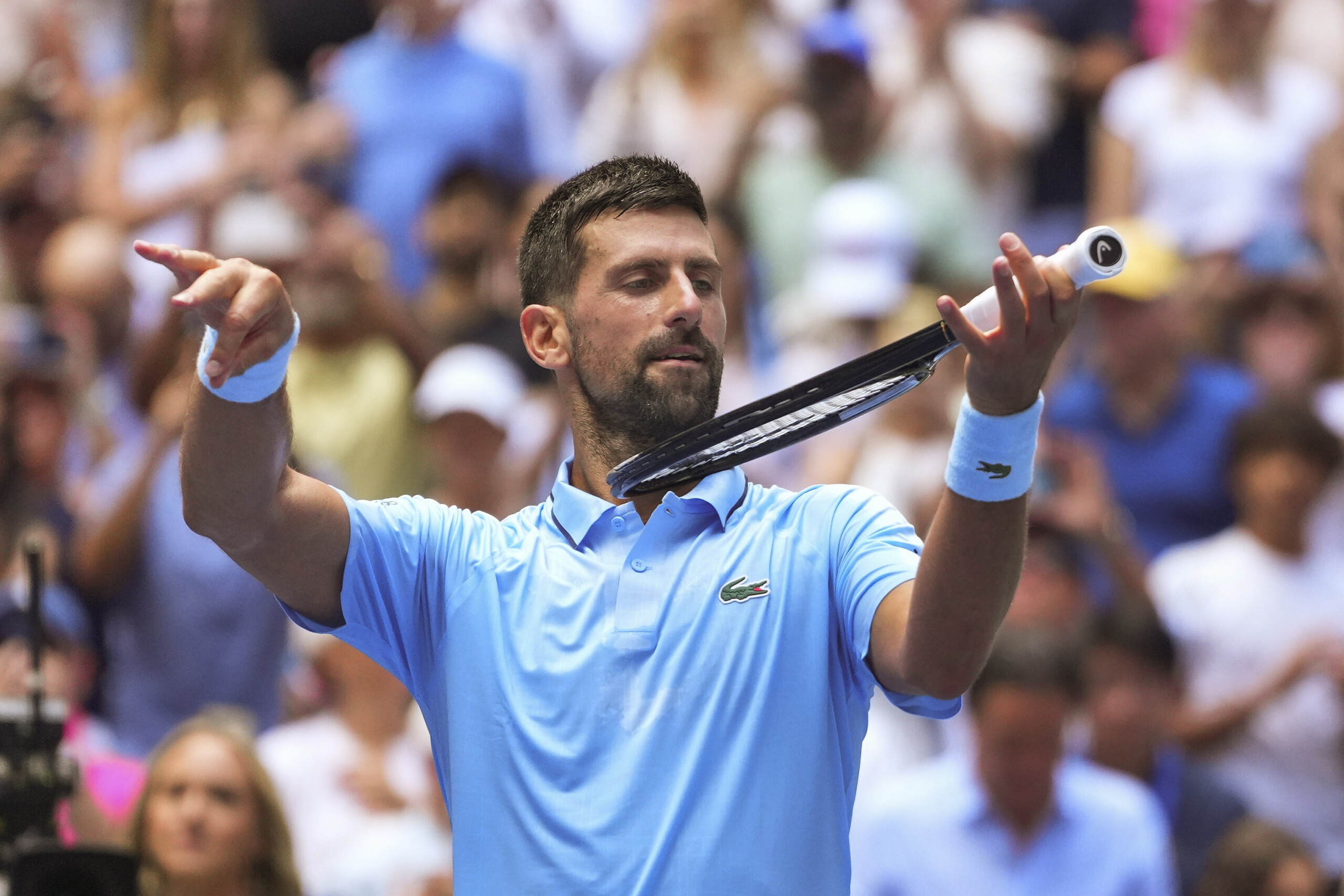 us open djokovic au troisieme tour apres une remontee contre svajda scaled