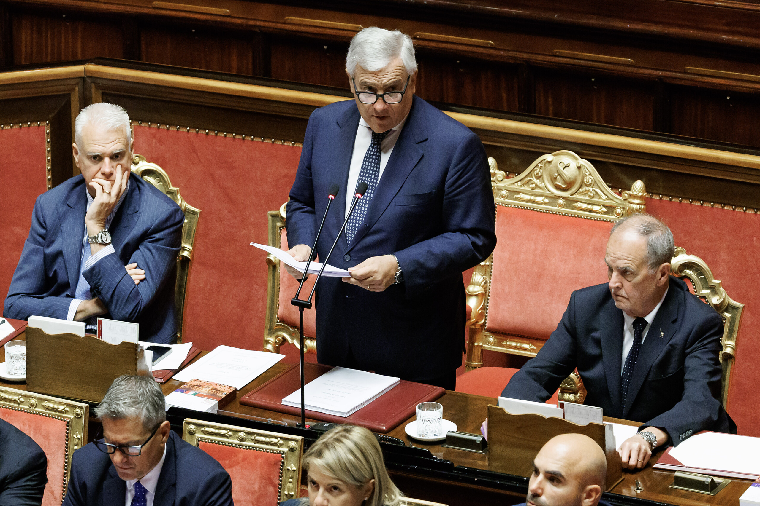 moyen orient tajani nous garantirons notre assistance aux italiens participant a la global sumud flotilla scaled