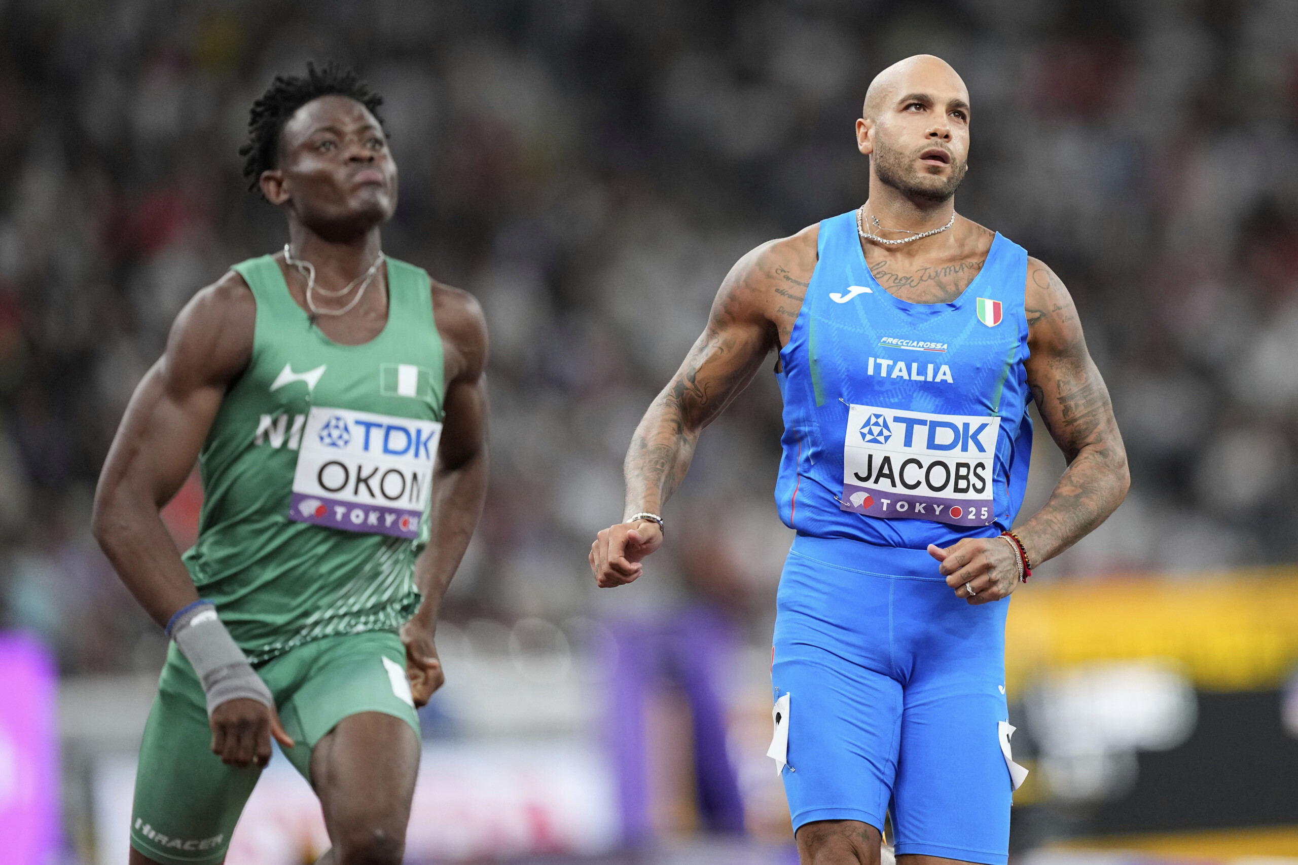 championnats du monde dathletisme jacobs en demi finale du 100 metres scaled