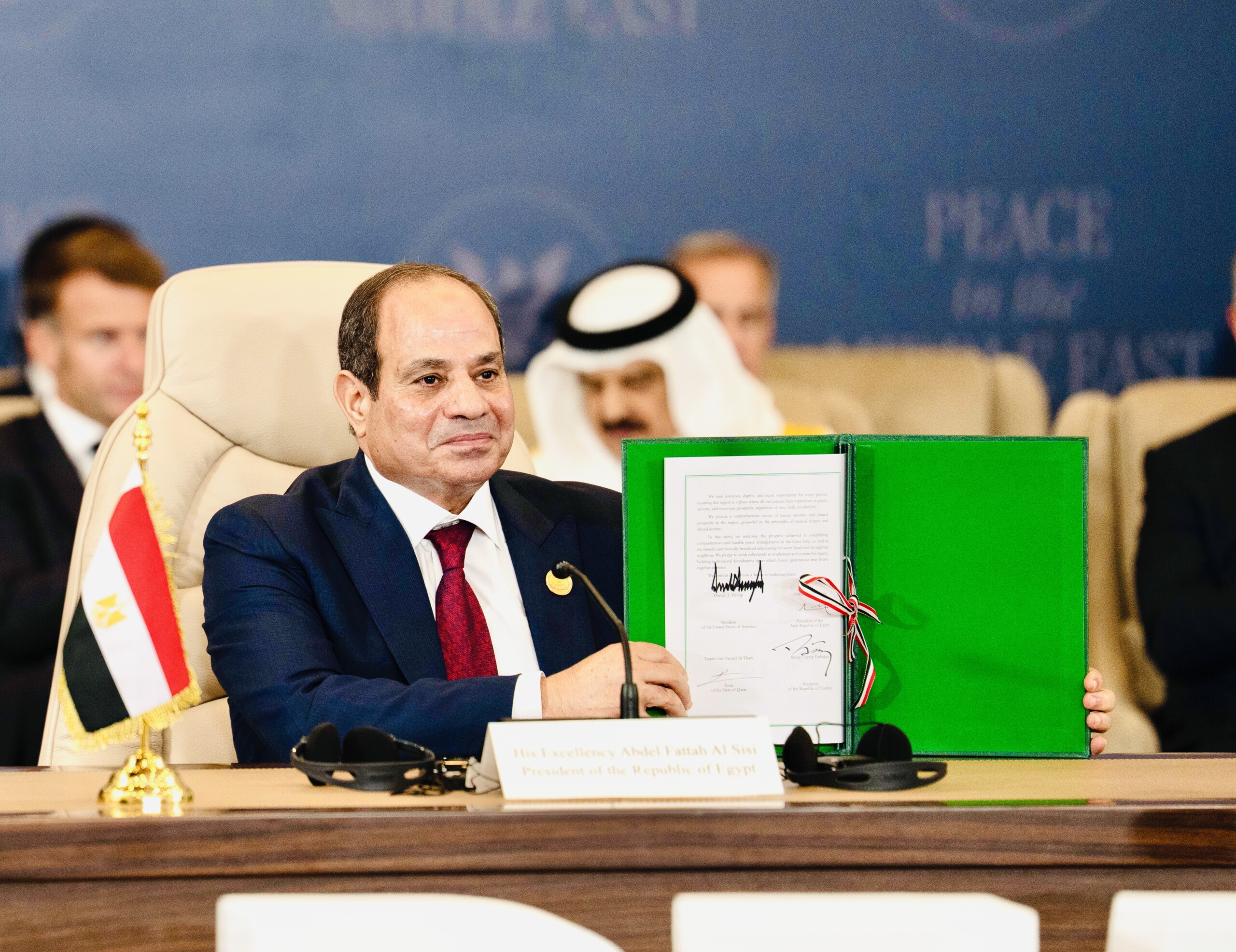 al sisi a israel faisons de ce moment un moment historique scaled