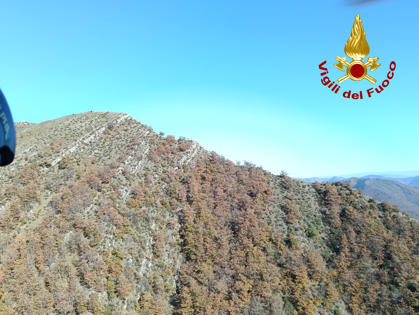 arezzo helicoptere accidente retrouve