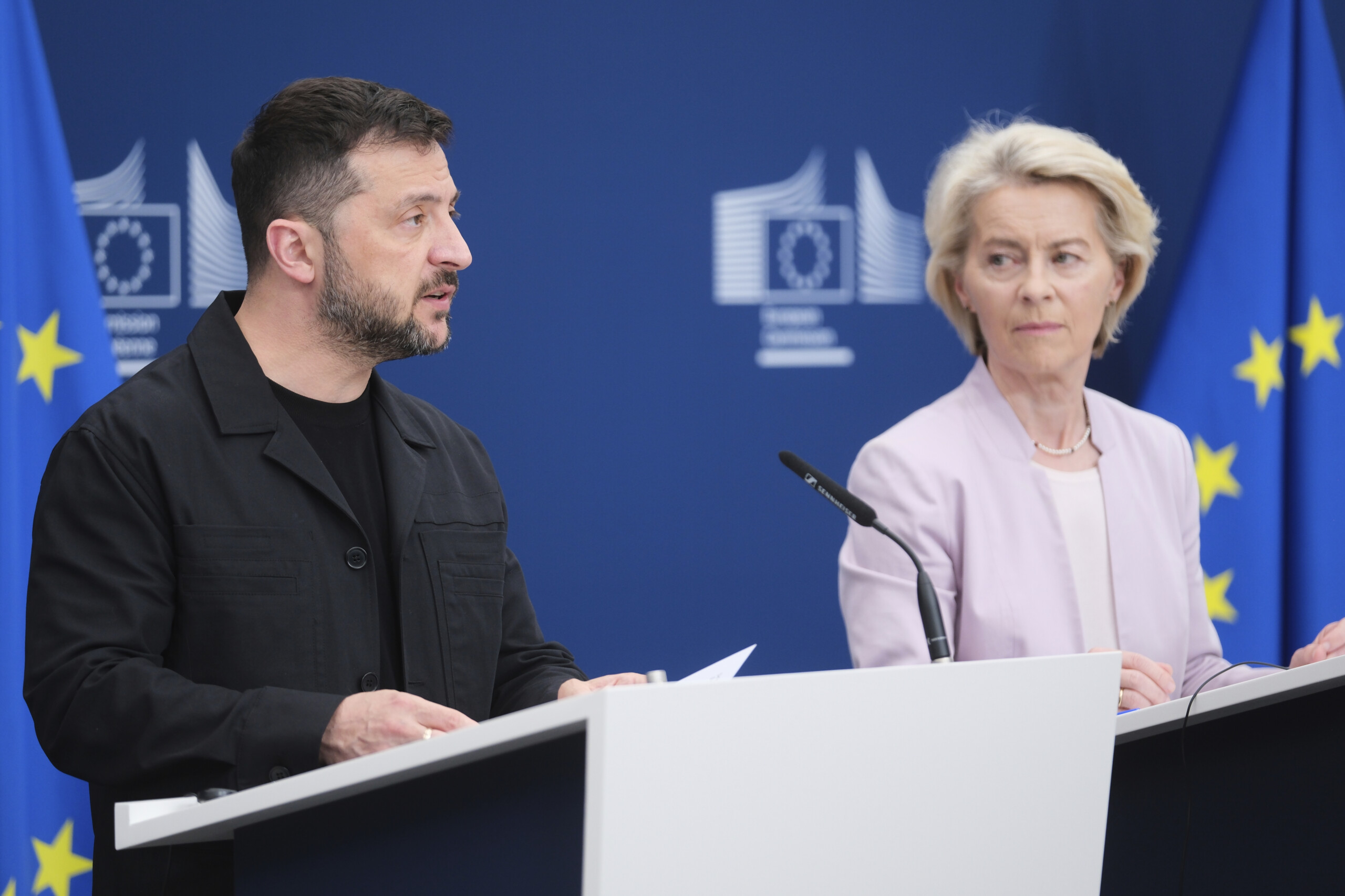 ukraine costa et von der leyen sentretiennent avec zelensky nous sommes aux cotes de kiev scaled