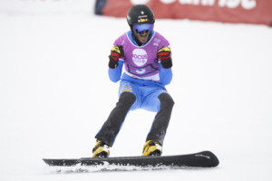 snowboard coupe du monde march simpose en parallele a cortina bormolini troisieme