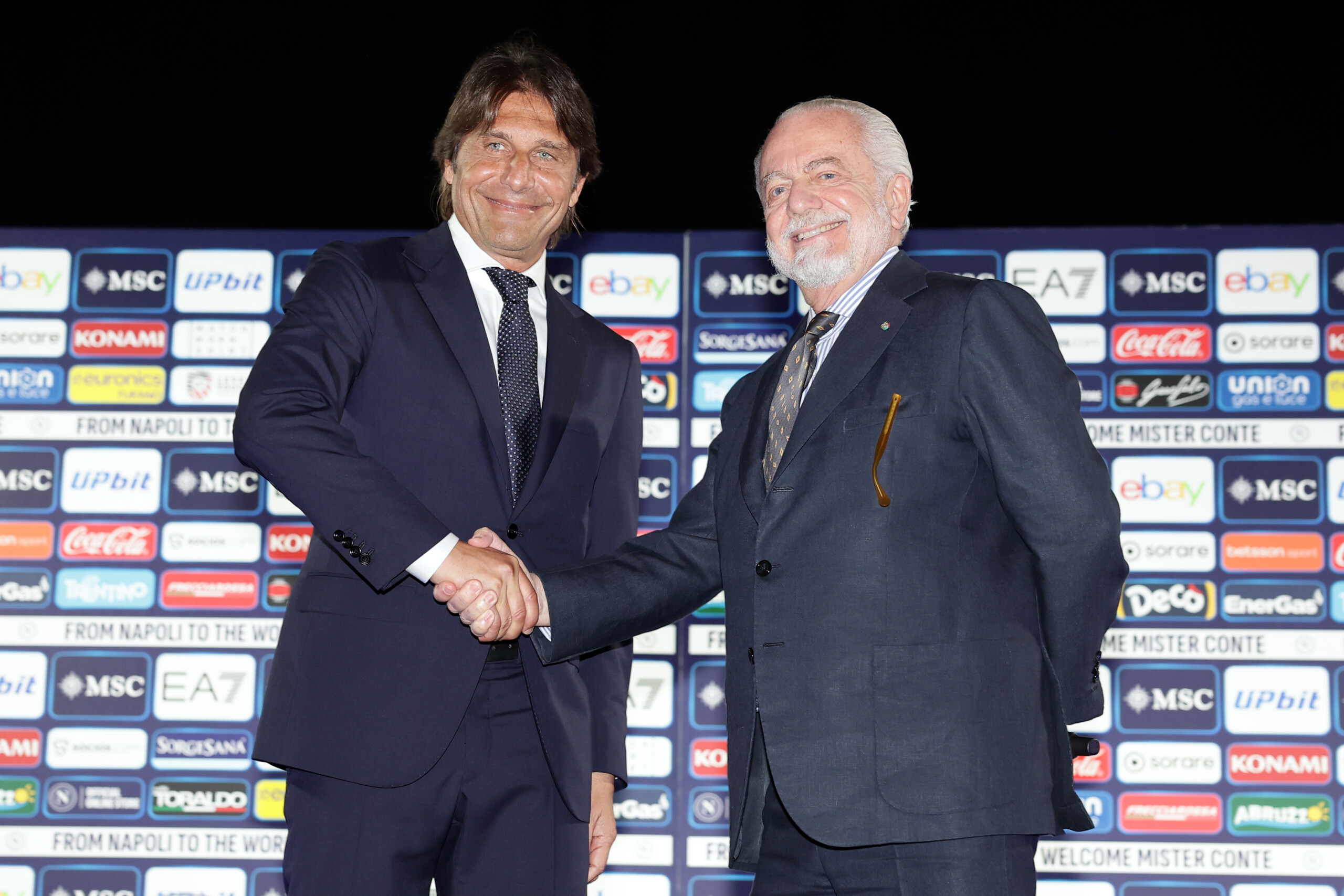 naples de laurentiis conte selectionneur sil me le demandait je le laisserais partir scaled