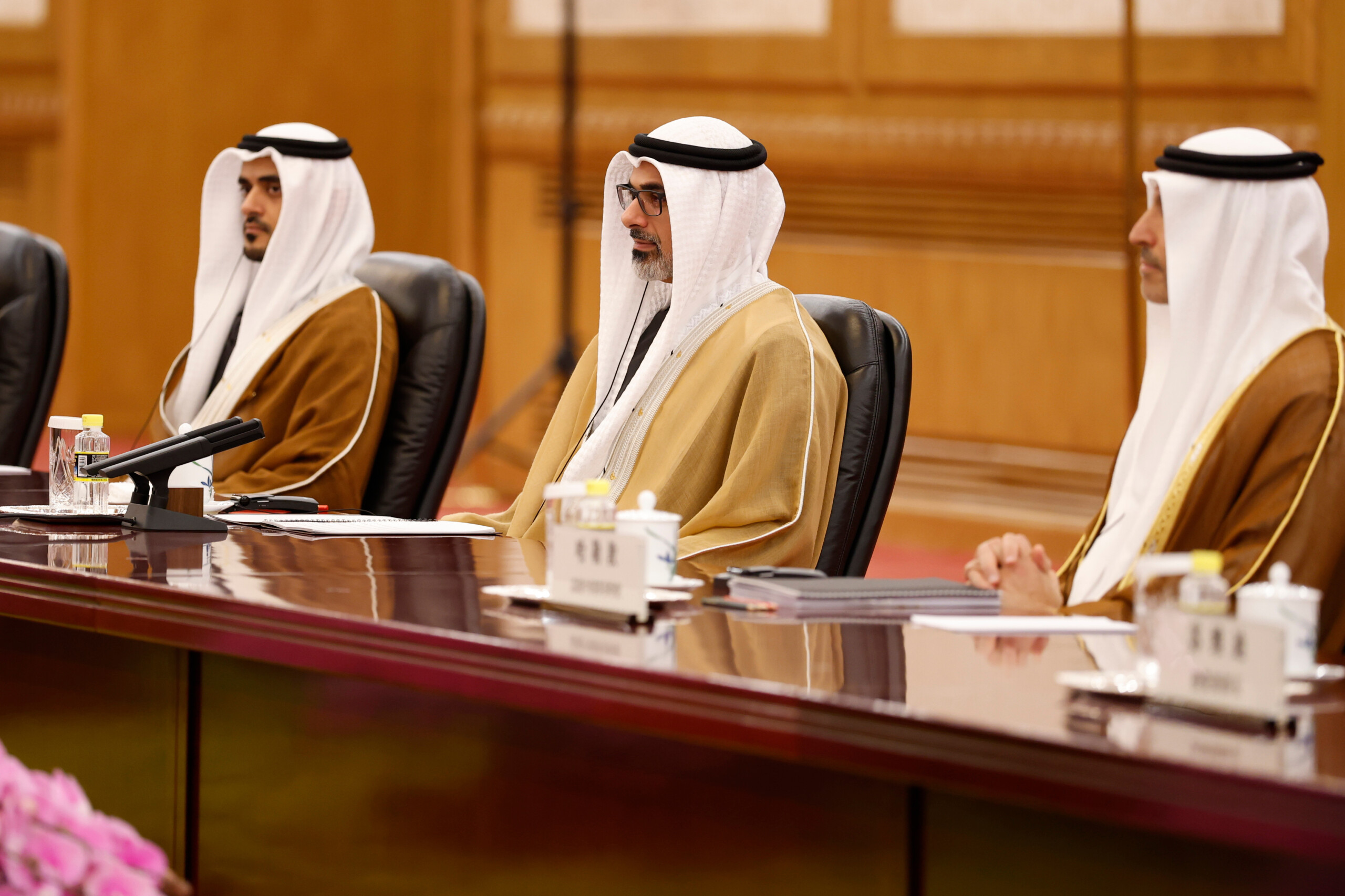 iran xi rencontre le prince emirati bin zayed en chine et presente un plan de paix en quatre points scaled