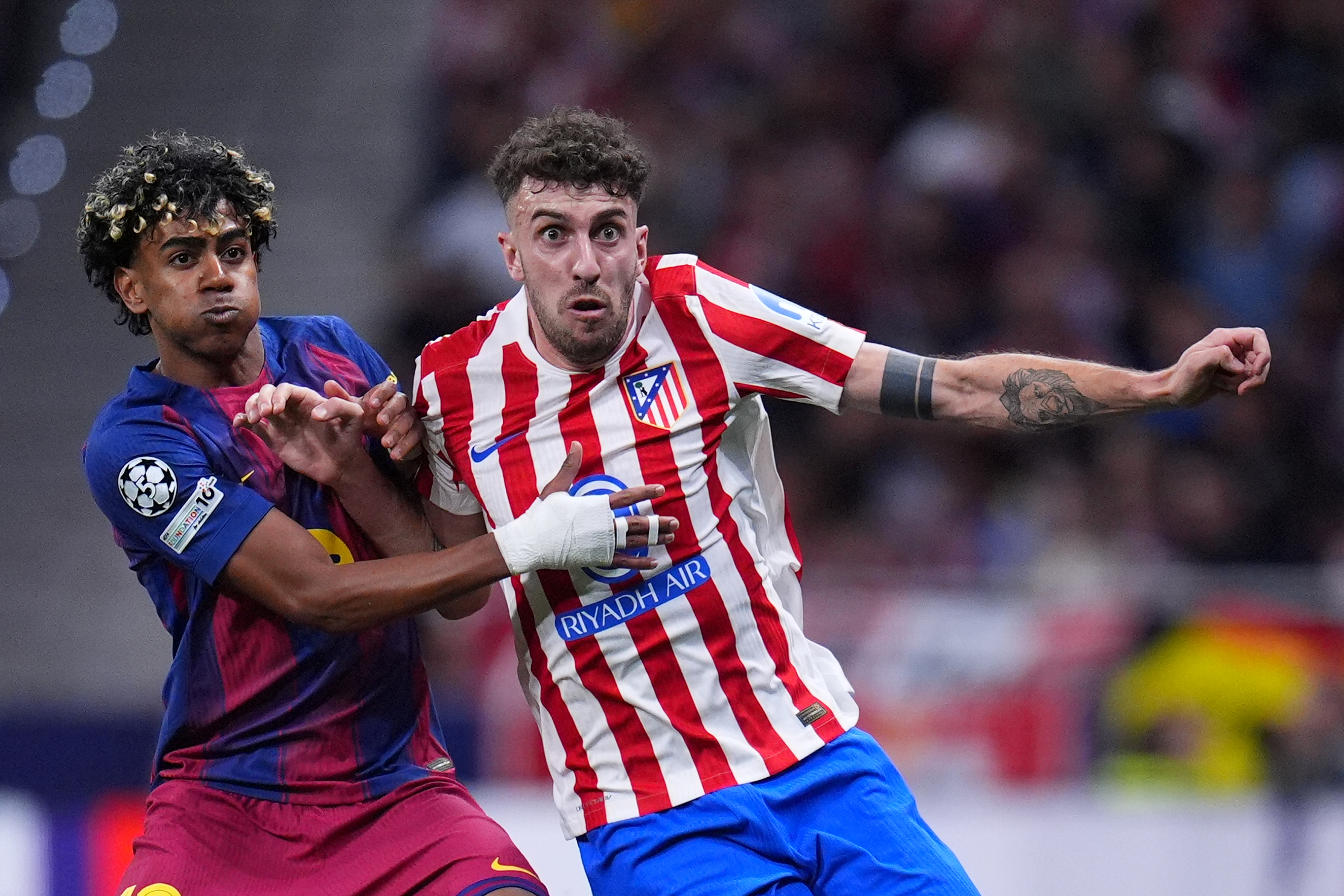 ligue des champions atletico barcelone 1 2 les madrilenes en demi finale