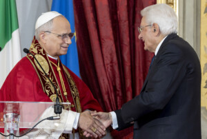 mattarella au pape leon xiv merci pour votre soutien attentionne envers le peuple italien